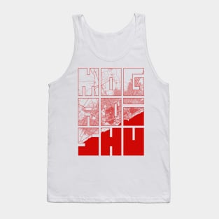 Mogadishu, Somalia City Map Typography - Oriental Tank Top